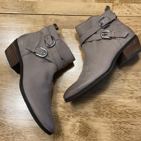 Sam Edelman Shoes | Sam Edelman Parlie, Putty Leather Boots | Color: Brown/Gray | Size: 6 | Blit21's Closet